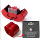 Fashion Jewelry Box Red Apple Christmas Gift Necklace Eternal Rose For Girl Mothers Day Valentines Day Gifts With Artificial Flower Rose Flower Jewelry Box
