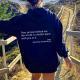 Dear Person Behind Me,the World Is A Better Place,with You In It,love,the Person In Front Of You,Womens Plush Letter Printed Kangaroo Pocket Drawstring Printed Hoodie Unisex Trendy Hoodies