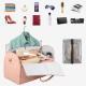 Large Capacity Travel Duffle Bag Womens Handbag Folding Suit Bag Waterproof Clothes Totes