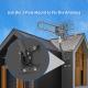 TA-851B 360 Degree Steering TV Antenna 45-860MHz 22-38dB HD Pixel 4K Radiation Range 150 Miles Cable 12 Support 1 TV Outdoor