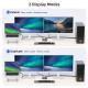 2-Monitor 2-Computer USB Dual-Monitor USB 30 USB Type-C KVM Switcher