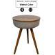 Light Smart Side Table Corner Table Bluetooth Rechargeable Built-in Speaker Export Wireless Charging Music Round Table
