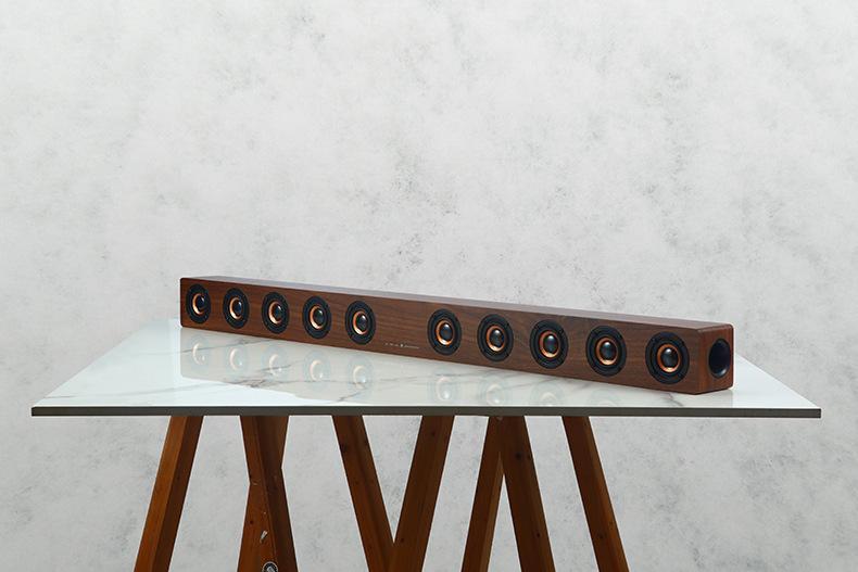 Creative Wooden High-power Feedback Wall Bluetooth Speaker