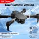 E88 Dual Camera Drone, WiFi FPV Double Folding RC Quadcopter Altitude Hold, Remote Control Toy For Beginners, Ideal Mens Gift For Outdoor Fun, Great For Christmas, Halloween, And Thanksgiving