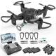 AU  V2 Mini Drone Selfie WIFI FPV With HD Camera Foldable Arm RC Quadcopter Toy.