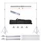 1Pc 6.5 Plus 10ft Photo Video Studio Backdrop Background Stand Adjustable Heavy Duty Photography Backdrop Support Stand Set With Carrying Bag Clamps
