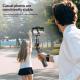 C22 Smartphone Single-Axis Stabilizer With Intelligent AI Face Tracking And Handheld Design