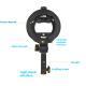 Photography Equipment S-type Chuck Bracket Flashlight Bracket Handheld