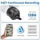 1080P HD 4-Lens Security Camera 360 Degree View WiFi Pan & Tilt Surveillance Camera With Full Color Night Vision Auto Motion Tracking 2-Way Audio Spotlights IP66 Waterproof Max 128G Not Included