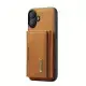 M2 Magnetic Card Holder Protective Cover - For IPhone 16 Pro Max & 15 Pro Max - Split Mobile Phone Case - - Protects Phone & Holds Cards - Great Gift For Tech Lovers.(Iphone 16 Pro(6.1inches)2024)
