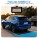 3 Channel Dash Cam For Cars, 1080P Full HD Front Camera (140° Wide View) With 480P Interior & Rear Cameras, 360° Vehicle Protection, Picture-in-Picture Display For Collision Evidence
