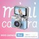 Thumb-flipping Screen Mini Student Party Campus Digital Retro Ccd High-definition Portable Small