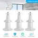 3 Packs Security Camera Wall Mount For Arlo 360 Degree Adjustable Camera Holder Garden Patio Screw Mount