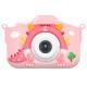 Pink-Blue Options -- 1Pc Dinosaur Kids Selfie Camera Cartoon Camera 48MP 1080P HD Digital Camera With Cartoon Case Card Reader 32G MMC Card For Boys Girls Above Aged 6 Years Old