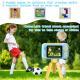 1Pc Kids Digital Camera With Flip Lens Children Video Camcorder Christmas Toy Birthday Gifts With Tripod 2.4in Screen 32G MMC Card For 3-10 Year Old Boys Girls