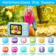 1Pc Kids Digital Camera With Flip Lens Children Video Camcorder Christmas Toy Birthday Gifts With Tripod 2.4in Screen 32G MMC Card For 3-10 Year Old Boys Girls