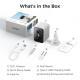 LNDU CL01 4K Wireless Security Camera 143 Degree Wide Angle Infrared Night Vision Human Body Sensing  Dual Identification Detection