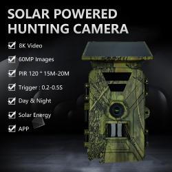 WIFI Solar Outdoor Camera 8K MP4 Type C Charging