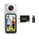 Riding S70 Thumb Camera 2K Picture Quality Rotating DV