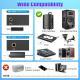 UHF Wireless Microphones Rechargeable Wireless Microphones Metal Handheld Dynamic Mics With 262FT Range For Karaoke Party DJ Wedding Speech Outdoor Events
