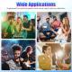 UHF Wireless Microphones Rechargeable Wireless Microphones Metal Handheld Dynamic Mics With 262FT Range For Karaoke Party DJ Wedding Speech Outdoor Events