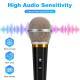 1Pc  Handheld Dynamic Microphone Wired XLR Microphone With On Off Button 13ft Detachable XLR Cable Professional Studio Live Performance Cardioid Mic For For Karaoke Vocals Podcasting Recording