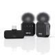Wireless Microphone Lapel Microphone Recording Device Clip-on Mobile Phone Video Recording Broadcast