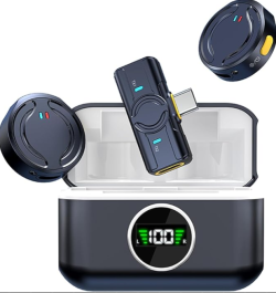 Wireless Microphone With Charging Cabin