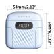 M8 Mini Wireless Collar Clip Microphone One For Two