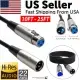 XLR Microphone MIC 3-Pin Male To Female Cable Cord Connector Extension Shielded
