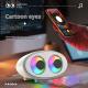Cartoon Eye Bluetooth Speaker White Noise RGB Colorful Light Effect