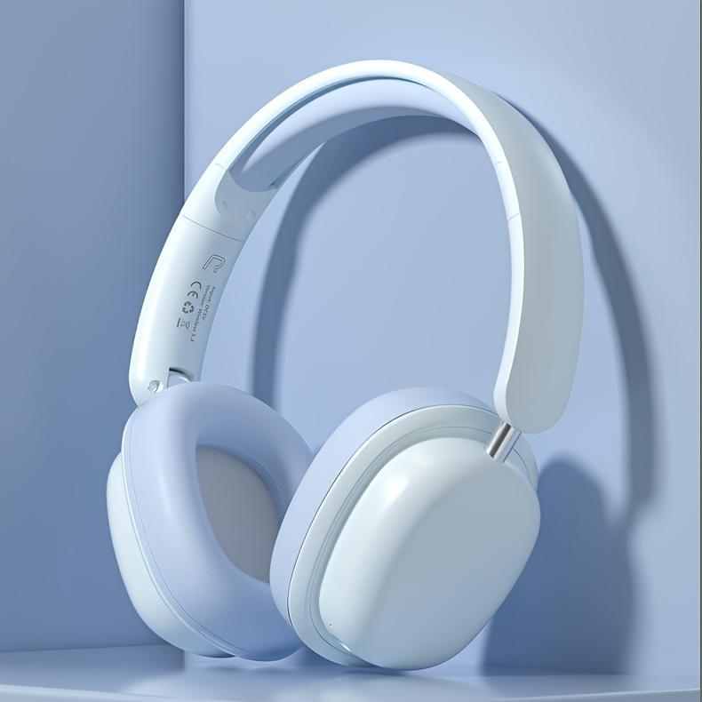 Over-ear Bluetooth Headphones With Microphone, Gaming Headphones, 15-hour Playback Time, High Sound Quality, Extendable And Foldable, Soft Memory Foam Ear Cups, Button Control, Suitable For Listening