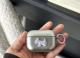 Minimalist Electroplated Matte Silver Puppy-themed Soft Phone Case For Earphones