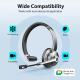 Single-ear Base-mounted Over-ear Bluetooth Wireless Noise-canceling Communication Headset