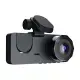 3 Channel Dash Cam Front Inside Rear Vehicle Driving Recorder Car DVR With 32G MMC Card G Sensor Motion Detection Parking Monitor Night Vision Loop Recording