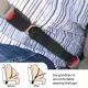 2Pcs Car Seat Belt Extender 14.37in Buckle Tongue Webbing Extension Safety Belt