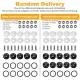 5Set Car Quick Release Bumper Fasteners Front Rear Bumper Holders Trunk Fender Hatch Lids Kit