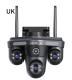 Three-screen APP-controlled Rotating 15 Million-pixel HD Camera
