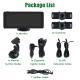 1Pc 1080P Baby Car Camera For 2 Kids Dual Channel Car Baby Monitor Rear Facing Car Seat Camera With 120Degree Wide View 6.86In HD Split Screen Night Vision