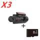Hidden Driving Recorder 3 Inch IPS Screen, Front HD And Rear Non-Light Night Vision Dual Recording