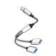 1-to-2 Hub Laptop Docking Station Adapter