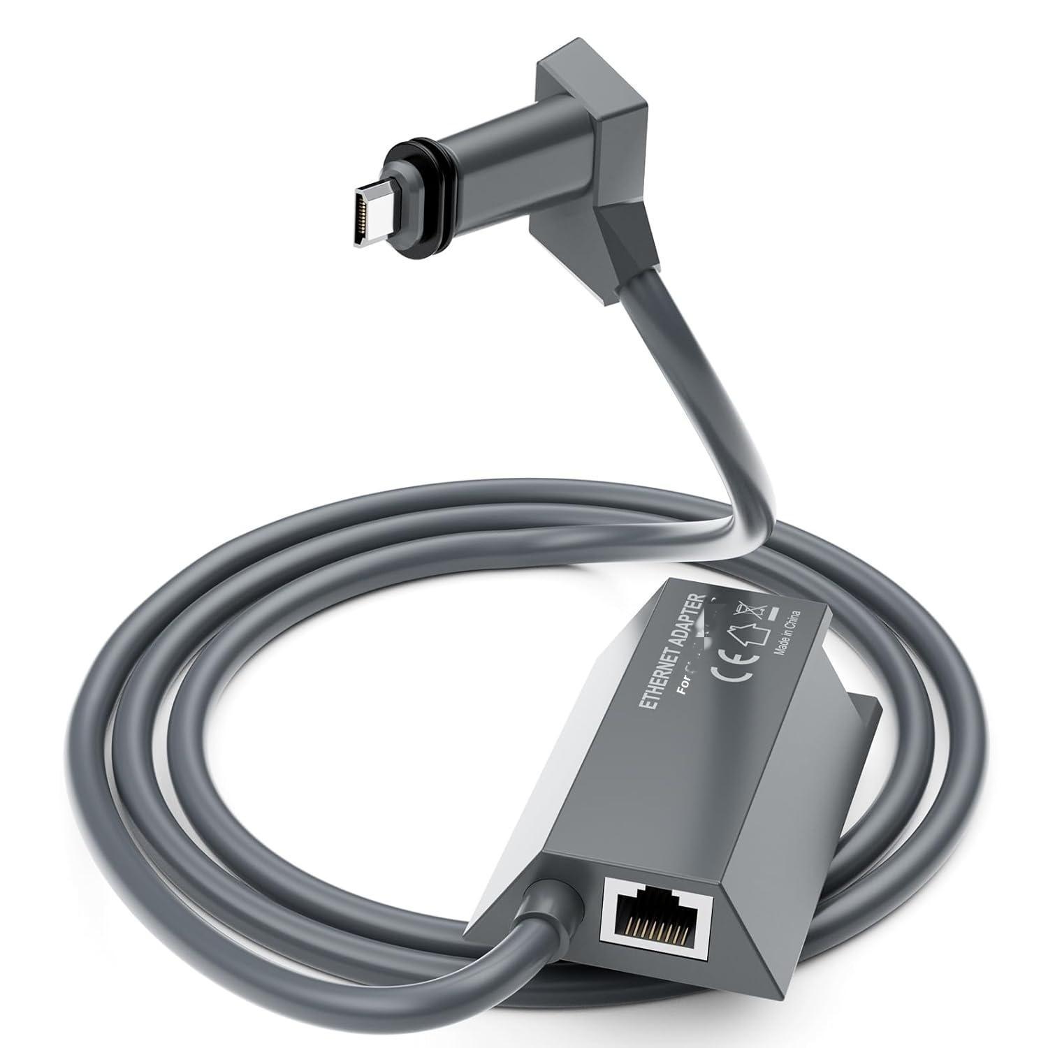 Star 2nd-generation Internet Cable Connects To A Gigabit Ethernet Adapter