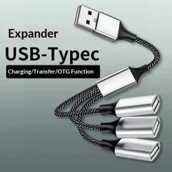 Usb Docking Station Expansion Type-c Splitter