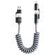 Digital Display Spring 4-in-1 CarPlay In-Car 2m Data Cable