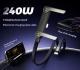 Fast Charging Foldable Bracket Data Cable 2-in-1 Data Wire Foldable Phone Tablet Stand Type-C To Type-C USB-A To Type-C