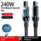 Smart Digital Display Type-C Cable 240W Super Fast Charging