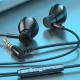 Gaming Headphones Wired In-ear Flat Port Round Hole Universal Earbuds Interface