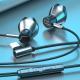 Gaming Headphones Wired In-ear Flat Port Round Hole Universal Earbuds Interface