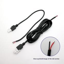 Male Connector Injection Head 5559 Terminal Coated Plug Cord