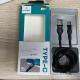 L202 USB-C Cable 2.4A 1M Black USB 3.0 UWINN